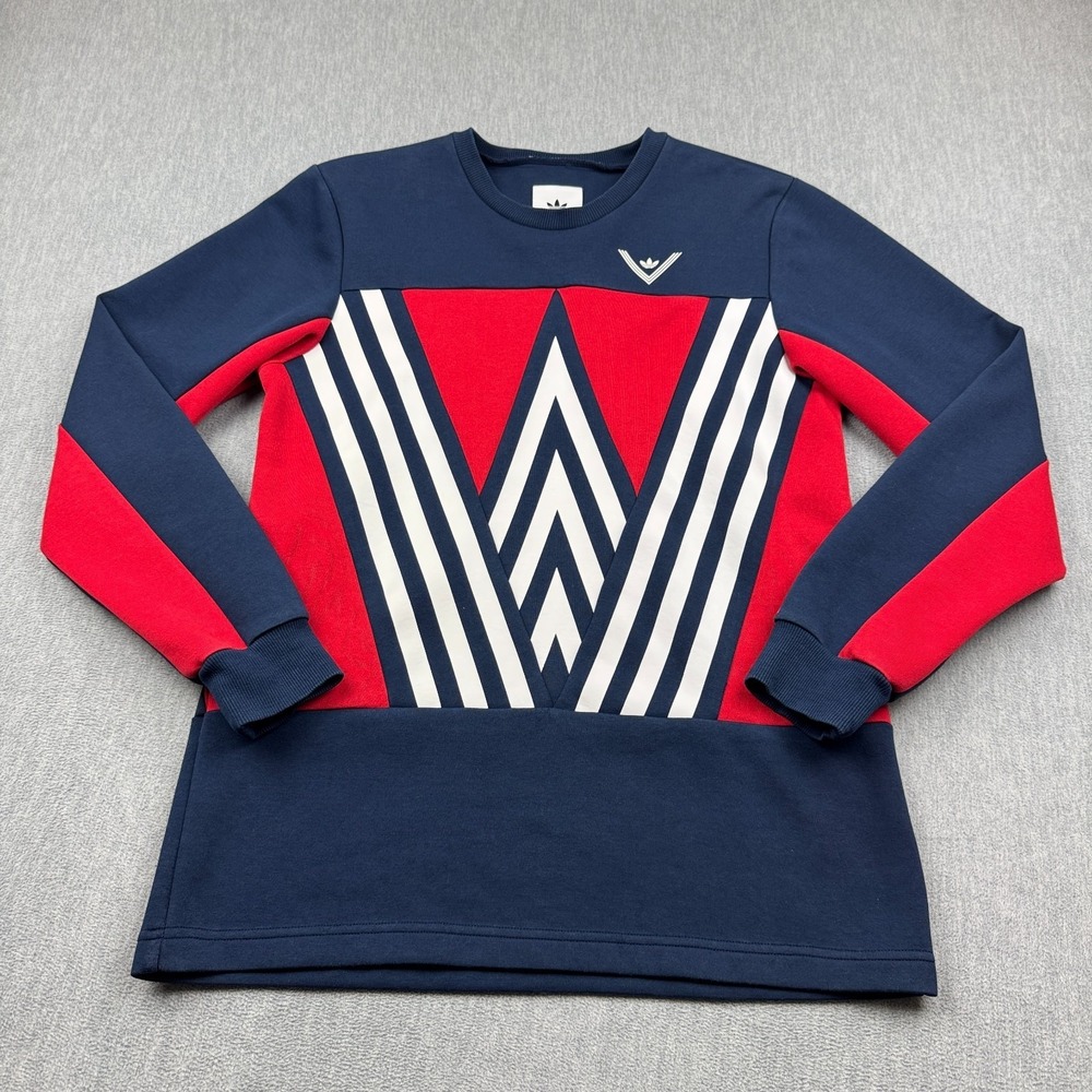 Adidas x White Mountaineering Sweatshirt Men Small Blue Long Sleeve Rare Limited